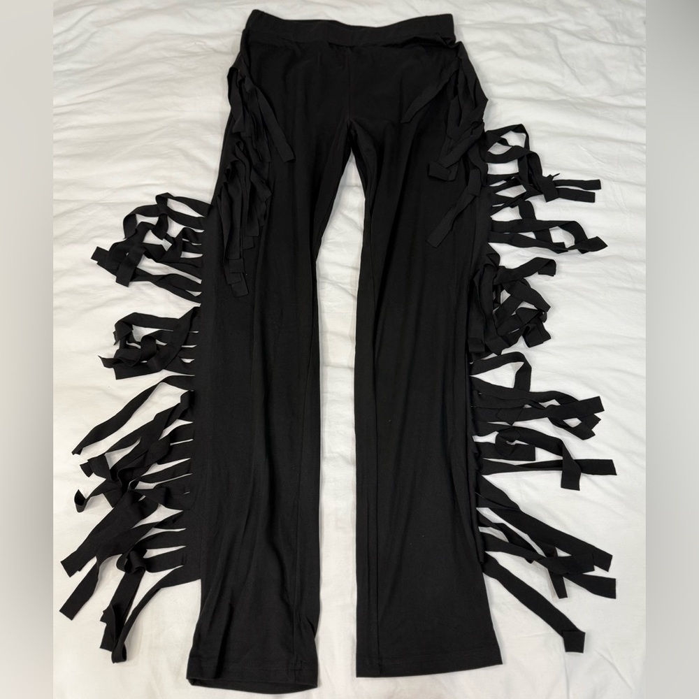 Women’s High Waisted Fringe Leggings